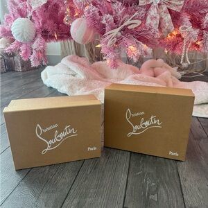 Christian Louboutin Brown Shoe Boxes